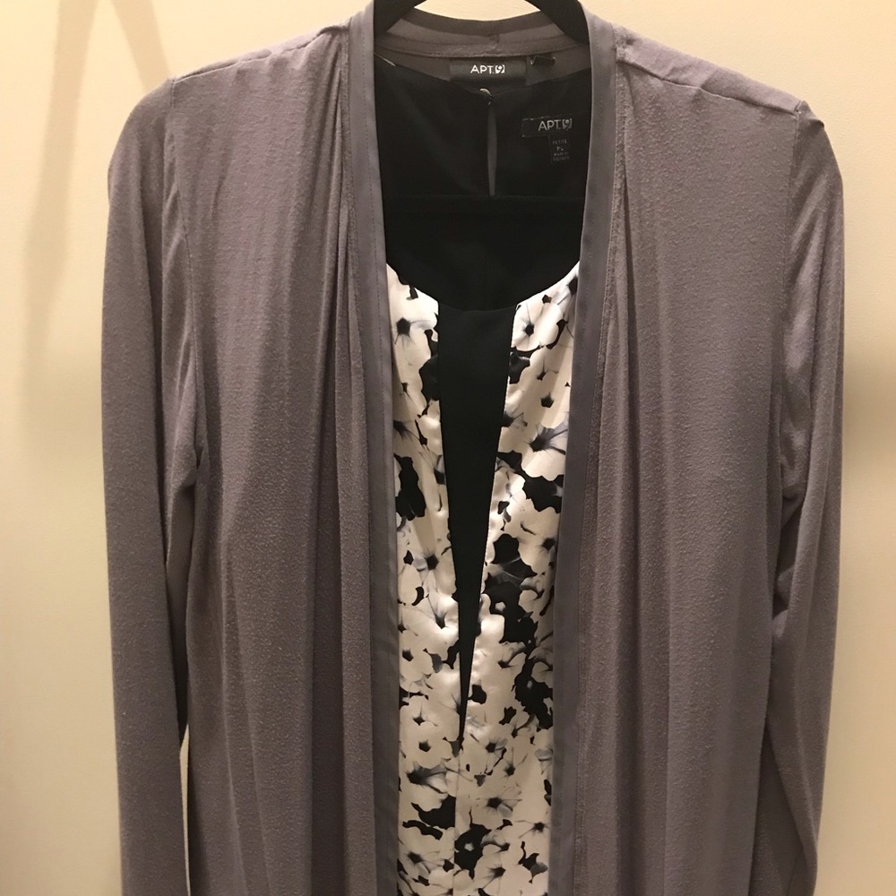 Petite Classy top and cardigan
